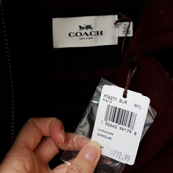 coach outlet duffle cape